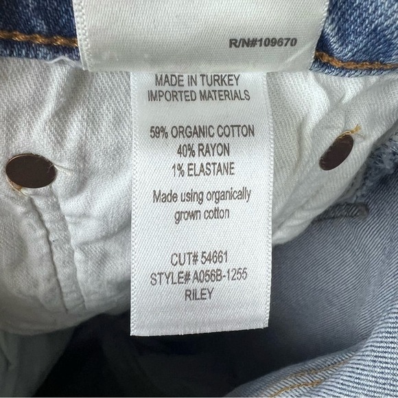 AGOLDE Riley High Rise Straight Crop in Whiplash 25 - Picture 8 of 9